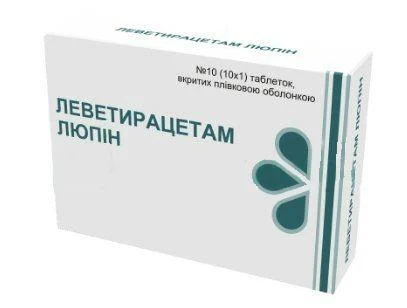 Леветирацетам Люпин таблетки по 500 мг, 10 шт.