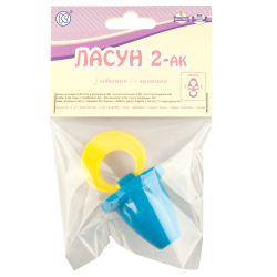 Соска-пустышка «Ласун 2АК» латексная, 1 шт.