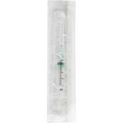 Шприц BD Emerald инъекционный одноразовый трехкомпонентный с одной иглой размер 23G (0,6 мм х 30 мм)Луер Cлип, 2 мл 