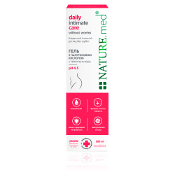 Гель NATURE.med для интимной гигиены Ежедневный уход без забот, 200 мл