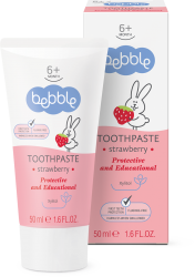 Bebble зубная паста детская со вкусом клубники, 50 мл