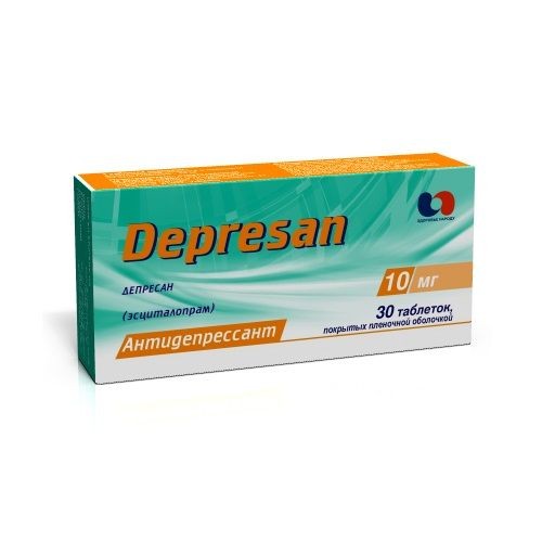 Депресан таблетки по 10 мг, 30 шт.