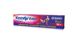 Кетогель-Здоровье гель от боли в мышцах и суставах, 50 г