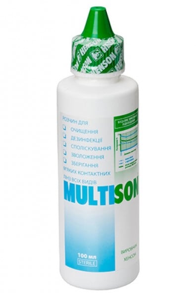 Multison (Мультисон) раствор для ухода за контактными линзами, 100 мл