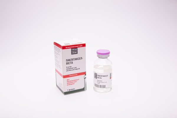 Паклитаксел-Виста концентрат, 6 мг/мл, 25 мл (150 мг)