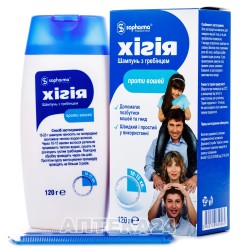 Хигия шампунь от вшей с гребешком, 120 г