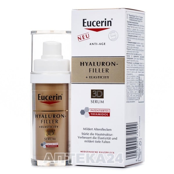 Сыворотка для зрелой кожи Eucerin Hyaluron-Filler + Elasticity, 30 мл