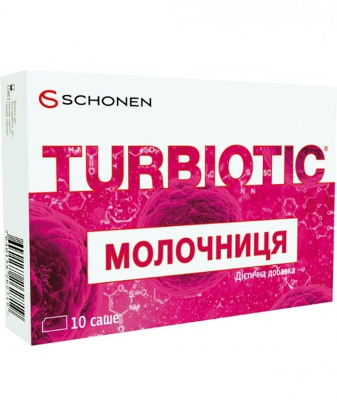 Турбиотик Молочница для предотвращения развития молочницы, порошок в саше, 10 шт.