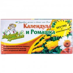 Мудрый травник фиточай с календулой, 20 пакетиков по 1,5 г