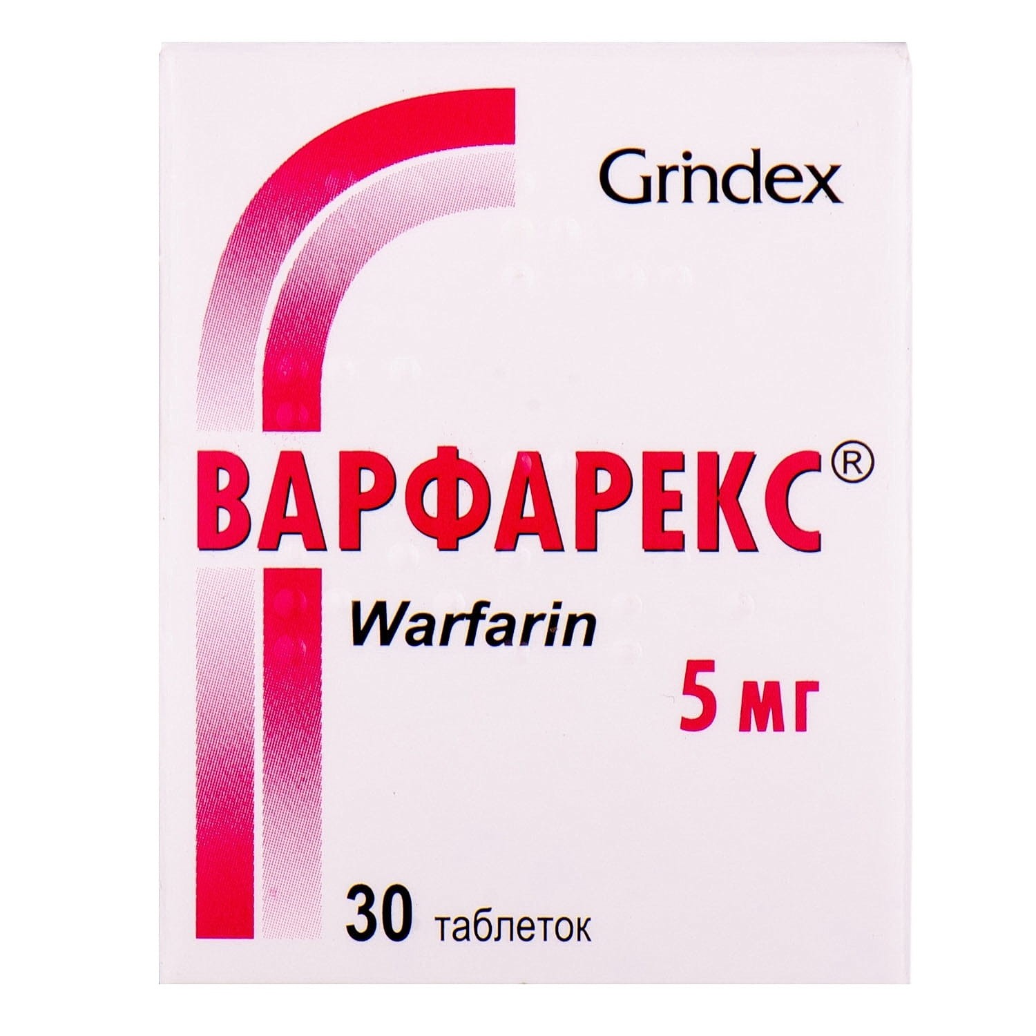 Варфарекс таблетки по 5 мг, 30 шт.: інструкція, ціна, відгуки, аналоги .