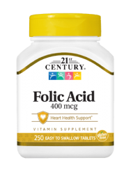 Фолиева кислота таблетки, 250 шт.