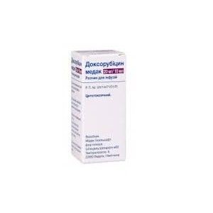 Доксорубицин Медак 20 мг 10 мл №1 раствор
