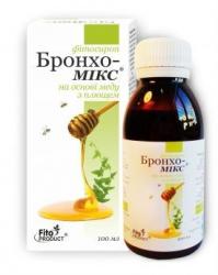 Бронхо-Микс 100 мл фитосироп  на основе меда с мать-и-мачехой