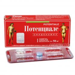 Потенциале таблетка для потенции 50 мг