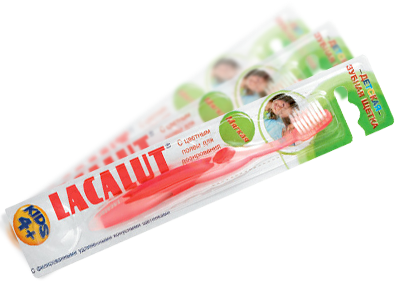 Зубная щетка Лакалут для детей 4+