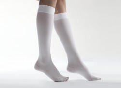 Lauma чулки профилактические антиэмболические компрессионные, А класс, размер XXL, модель AG 302, белые, 1 пара