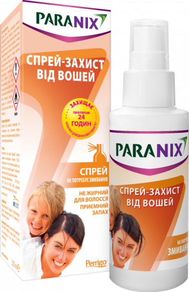 Параникс спрей-защита против вшей и гнид, 100 мл