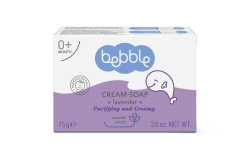 Bebble детское крем-мыло с экстрактом лаванды, 75 г