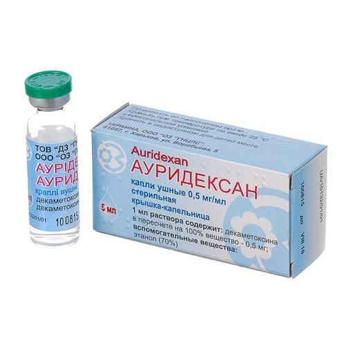Ауридексан капли 0,5 мг/мл, 5 мл
