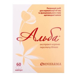 Альба диетическая добавка, капсулы по 350 мг, 60 шт.