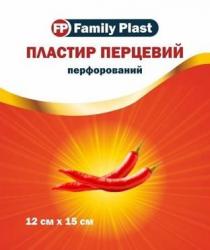 FP Family Plast 12смх15см лейкопластырь перцовый перфорированный