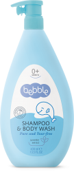 Bebble Детский шампунь для волос и тела 400 мл