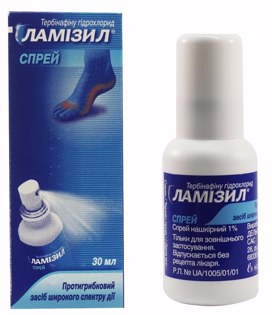 Аналоги препарату Ламізил спрей 1%, 30 мл - Novartis : за діючою ...
