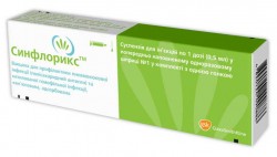 Синфлорикс вакцина пневмококковая суспензия для инъекций, 0,5 мл шприц + 1 игла