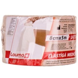 Бинт эластичный медицинский Lauma Latex Free, модель 2, 8 см х 5 м