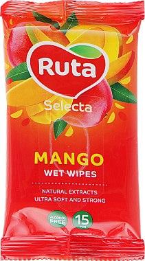 Салфетки влаж. "Ruta Selecta" Mango №15 манго