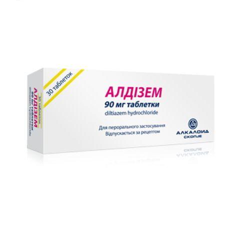 Алдизем 90 мг N30 таблетки