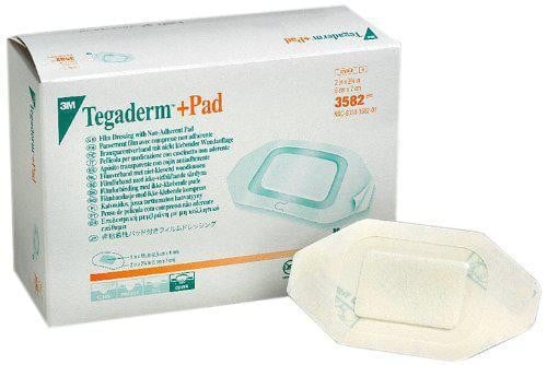 Tegaderm+Pad (3582) прозрачная повязка с подушечкой, 5см х 7см