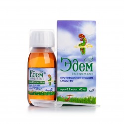 Эдем сироп от аллергии 0,5 мг/мл, 60 мл