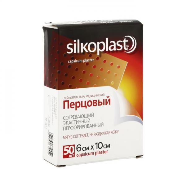 Лейкопластырь перцовый Silkoplast+ 6х10см