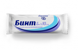 Бинт марлевый медицинский нестерильный тип марли 17, 500см x 10см - Перлина