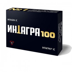 Интагра таблетки для потенции по 100 мг, 1 шт.