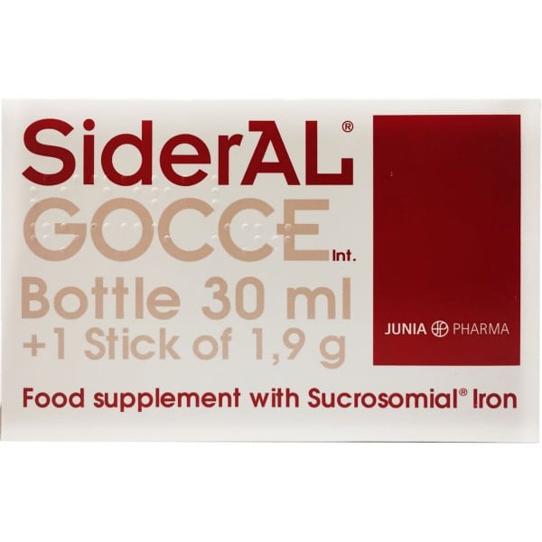 SIDERAL GOCCE (Сидерал) капли в флаконе с пипеткой, 30 мл + 1 стик 1,9 г (Акция 1+1)