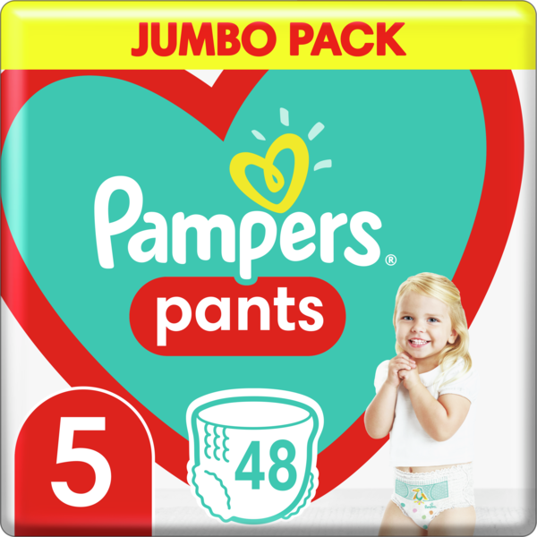 Pampers Pants Junior детские подгузники-трусики (12-17 кг), 48 шт.