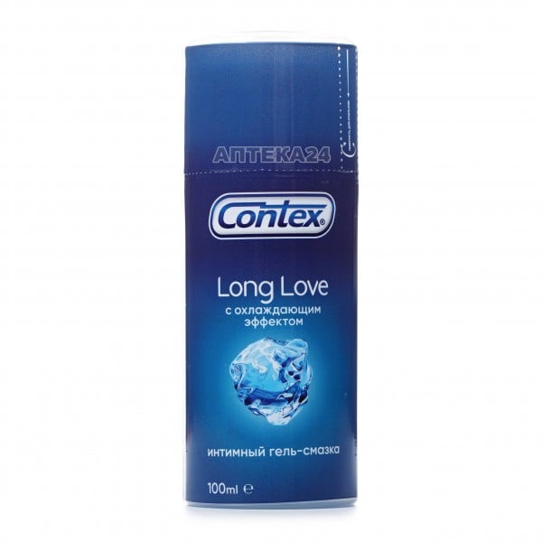 Интимный гель-смазка CONTEX (Контекс) Long Love с охлаждающим эффектом для продления удовольствия 100 мл