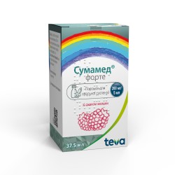 Сумамед форте порошок с малиновым вкусом, 37,5 мл