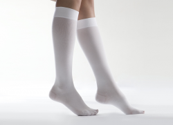 Lauma чулки профилактические антиэмболические компрессионные, А класс, размер XL, модель AG 302, белые, 1 пара