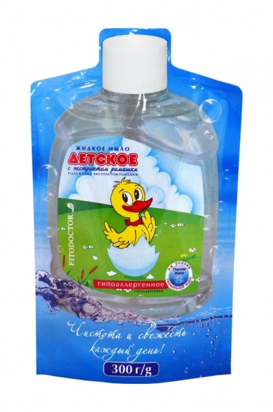 Жидкое мыло «Детское» с экстрактом ромашки гипоаллергенное, 300 г - Фитодоктор