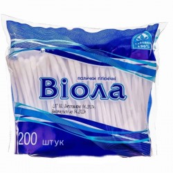 Палочки ватные Виола N200 полиэтилен