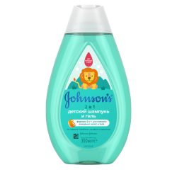 Johnson's® Baby 2 в 1 детский шампунь и гель 300 мл