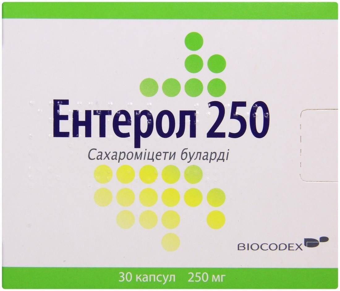 Ентерол капсули по 250 мг, 30 шт.: інструкція, ціна, відгуки, аналоги ...