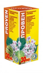 Провен способствует уменьшению отеков и чувства тяжести в ногах, 30 мл