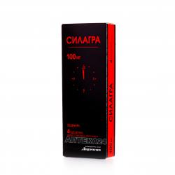 Силагра таблетки для потенции по 100 мг, 4 шт.