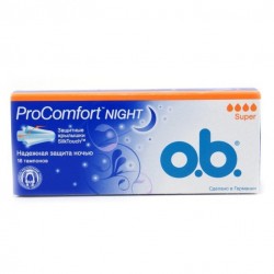 Тампоны o.b. Pro Comfort Night Super, 16 шт.