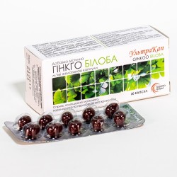 Гинкго Билоба УльтраКап капсулы по 400 мг, 30 шт.