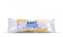 Бинт нестерильный 5 х 10 см - Наша Вата